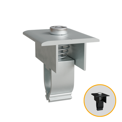Mittelklemmen für Aluschiene | Solamount | 4 oder 20 Stück