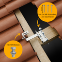Dachhaken mit Bolzen und Schrauben.webp