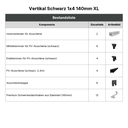 553_Vertikal Schwarz 1x4 150mm XL.webp