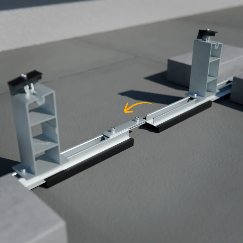 Flachdach Halterung Innenverbinder.webp
