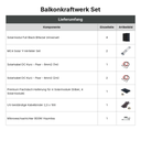Lieferumfang Balkonkraftwerk Set
