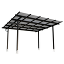 Solarcarport Halterung für 2 Autos