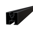Aluschiene | 1,28m-4,8m | Silber/Schwarz