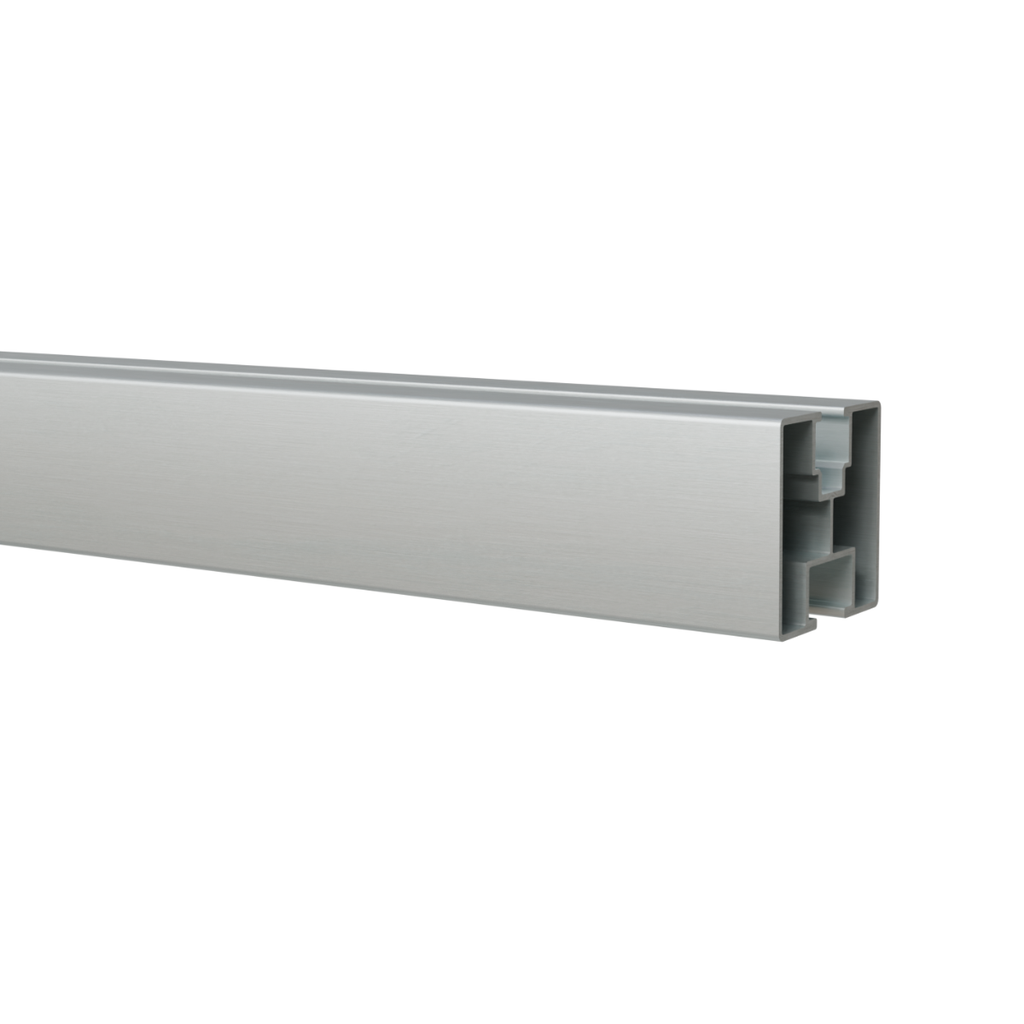 Restposten Aluschiene 3,6m Silber oder Schwarz | H-Profil | Solamount