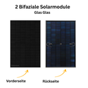 Balkonkraftwerk Growatt | 2 Solarmodule | 800W Wechselrichter | optional Batterie & Halterung