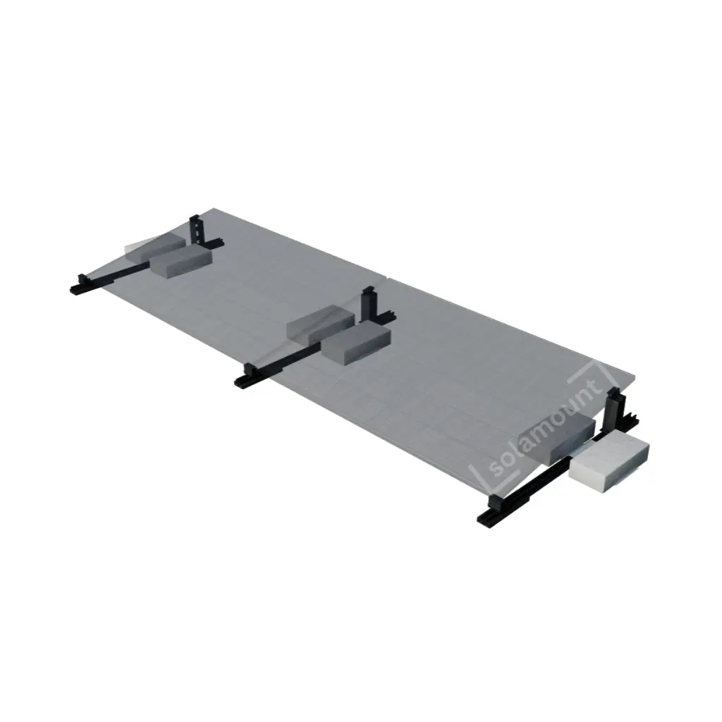 2er Flachdach Halterung Schwarz_png.webp