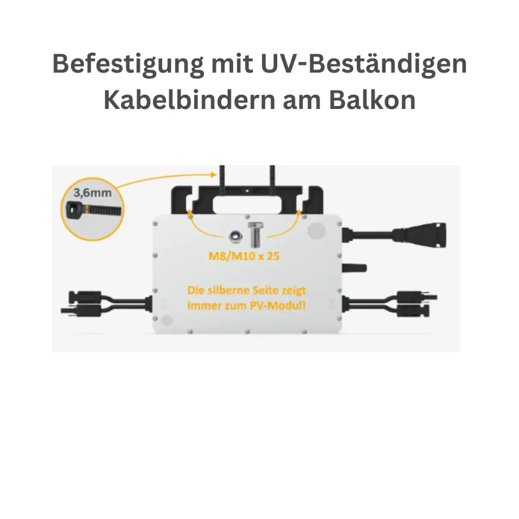 Befestigung mit Kabelbindern.webp