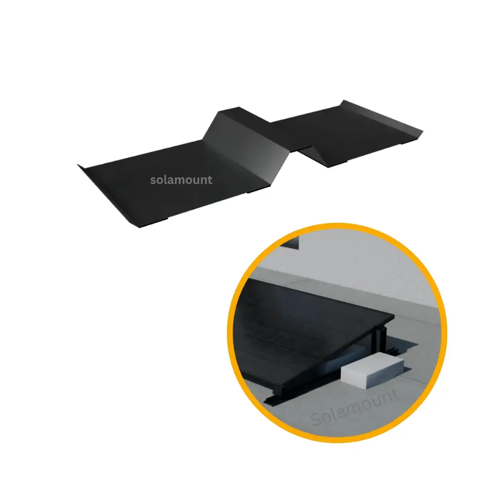 Ballastplatte für Halterung Flachdach | Solamount | 2 Stück
