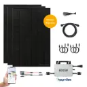 Solabox 1320W | Solarmodule 440W + 800W Wechselrichter | Optional Batterie oder Halterung