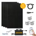 XL 4x 500W Solarmodule + 1600W Wechselrichter inkl.  DTU-Wlite-S | optional Batterie oder Halterung