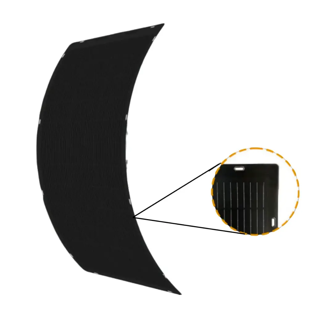 Flexible Solarmodule in Full Black | 200W Leistung
