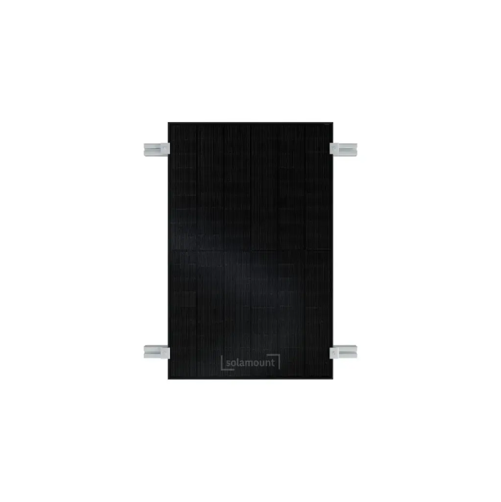 [220167] Ziegeldach Konfigurator für PV-Halterung | Individuell anpassbar | Solamount (Silber, Vertikal, 1, 1, 115 mm, 1650 - 1800 mm)