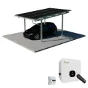 Solarcarport Komplettset für 1 Auto inkl. Solarmodule, Growatt MOD Wechselrichter und optionalem Speicher oder Wallbox| Solamount
