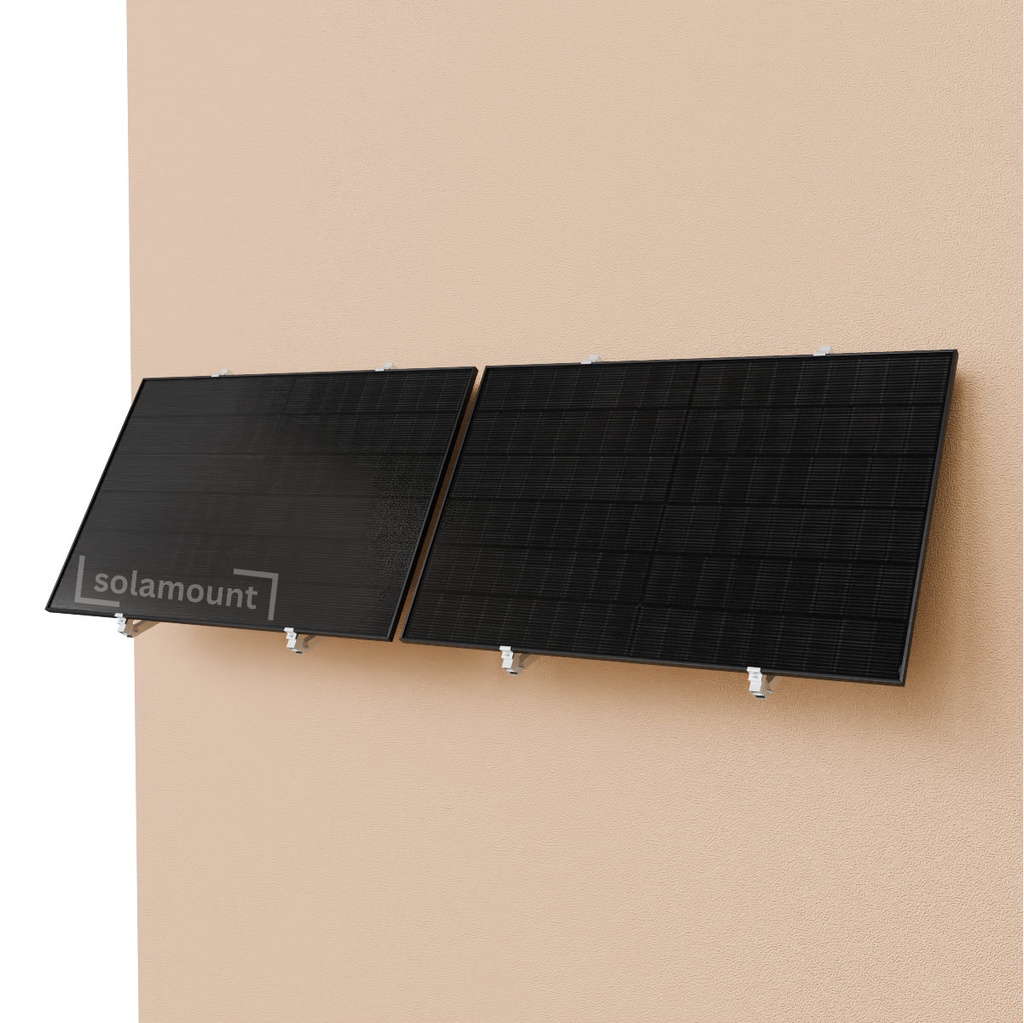 Halterung Neigbar 15-50° Solarpanel | Boden Balkon Wand