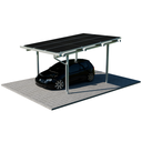 Solarcarport Halterung für 1 Auto inkl. Solarmodule