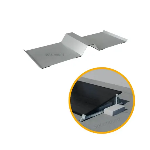 Ballastplatte für Halterung Flachdach | Solamount | 2 Stück