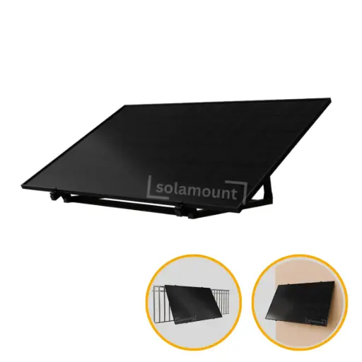 Halterung Neigbar 20-35° Solarpanel | Boden Balkon Wand