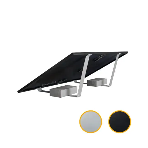 PV Halterung Flachdach 30° | Ohne Bohren | Für 1 Solarmodul | Solamount