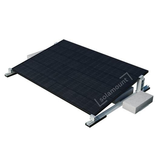 Halterung Flachdach für 1 Solarmodul | Solamount